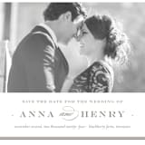"Field" - Save the Dates in Umber by Megan Davis - Detail