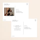 "Watercolor Wreath" - Save the Dates in Grapefruit by Yao Cheng Design - Back of Card