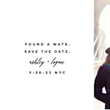 "Found a Mate" - Save the Dates in Ink by Susan Brown - Detail