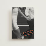 "Imprint" - Save the Dates in Tangerine by Jelena Vuletic - Front