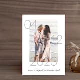 "Lucky Date" - Save the Dates in Snow by Simona Camp - Front