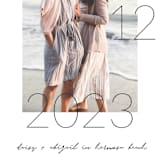 "Lucky Date" - Save the Dates in Snow by Simona Camp - Detail