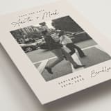"Moment in Time" - Save the Dates in Eggshell by Paper Raven Co. - Detail