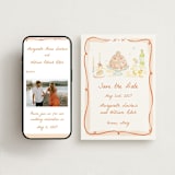 "Giardino" - Save the Dates in Flame by Pati Cascino - Free Wedding Website