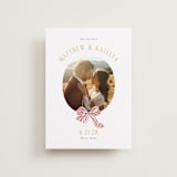 "Ruban en Fleur" - Save the Dates in Rose by Itsy Belle Studio - Front
