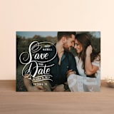 "Stacked Script Save the Date" - Save the Dates in Sugar by Becky Nimoy - Front