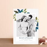 "Our Something Blue" - Save the Dates in Ocean by AK Graphics - Front