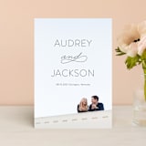 "Forever And" - Save the Dates in Black Tie by Kim Dietrich Elam - Front