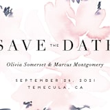 "Florista Modernista" - Save the Dates in Azalea by Petra Kern - Detail