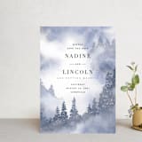 "Misty trees" - Save the Dates in Celestial by Stacey Meacham - Front