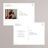 "Classic Touch" - Save the Dates in Pearl by Oscar and Emma - Karly Depew - Back of Card