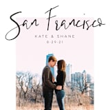 "City Love" - Save the Dates in Snow by John Paul - Detail