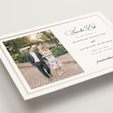 "Traditionally" - Save the Dates in Snow by Sarah Brown - Detail
