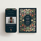 "Gilded Tapestry" - Save the Dates in Midnight Garden by Simona Camp - Free Wedding Website