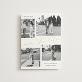 "minimal holiday gallery" - Save the Dates in Snow by Sarah Curry - Front