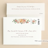 "Floral Filled 16" - Sweet Sixteen Party Invitations in Peach by Becky Nimoy - FREE Recipient Addressing