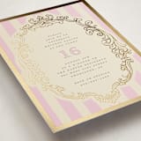 "Baroque Beauty" - Sweet Sixteen Party Invitations in Petal by Charter Oaks Creative - Detail