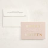 "Glittery" - Sweet Sixteen Party Invitations in Blush by Angela Thompson - Invitation with Envelope