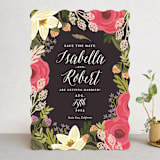 "Rhapsody" - Save the Dates in Peony by Griffinbell Paper Co. - Front
