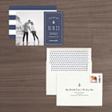 "Down by the Sea" - Save the Dates in Marine by Sandra Picco Design - Assembled