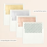 "State Stamp - Vermont" - Save the Dates in Forest by Erin Hodges - Envelope Liner Options