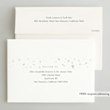 "Three Piece" - Save the Dates in Snow by David Michuki - FREE Recipient Addressing