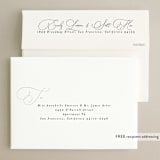 "Trailing" - Save the Dates in Diamond by Everett Paper Goods - FREE Recipient Addressing