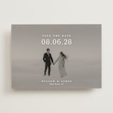 "Classic Big Date" - Save the Dates in Moonstone by Lucrecia Caporale - Front
