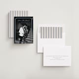 "Bevel Monogram" - Save the Dates in French Blue by Carolyn MacLaren - Assembled