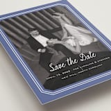 "Deluxe" - Save the Dates in Blueberry by Carolyn MacLaren - Detail