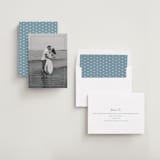 "Fleur Corner" - Save the Dates in French Blue by Carolyn MacLaren - Assembled
