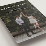 "Proper" - Save the Dates in Gown by Carolyn MacLaren - Detail