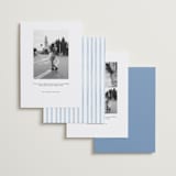 "Pillowy border" - Save the Dates in Ocean by Creo Study - Back of Card Options