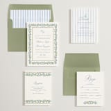 "Pillowy border" - Save the Dates in Ocean by Creo Study - Matching Invitation Suite