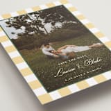 "Curved frame" - Save the Dates in Citrine by Emily Betts - Detail