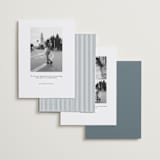 "Modern Stripes" - Save the Dates in Capri by Emily Betts - Back of Card Options