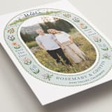 "River Valley" - Save the Dates in Pine by Paper Sun Studio - Detail