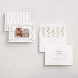 "Rosebud" - Save the Dates in Peony by Baumbirdy - Assembled