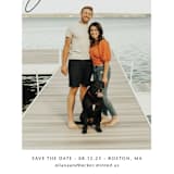 "Signed & Sealed" - Save the Dates in Cloud by Kaydi Bishop - Detail