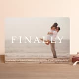 "Its Finally Time" - Save the Dates in Vanilla by Liz Conley - Front