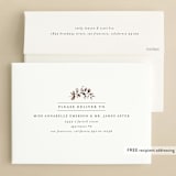"Simplicity of Love" - Save the Dates in Snow by Chris Griffith - FREE Recipient Addressing