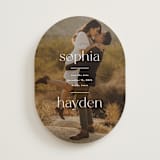 "Namesake" - Save the Dates in Pearl by Susan Asbill - Front