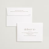 "Namesake" - Save the Dates in Pearl by Susan Asbill - FREE Recipient Addressing