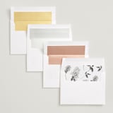 "symphony us" - Save the Dates in Inked by Design Lotus - Envelope Liner Options