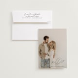 "symphony us" - Save the Dates in Inked by Design Lotus - Save the Date with Envelope