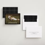 "Black Border" - Save the Dates in Coal by Becky Nimoy - Assembled