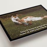"Black Border" - Save the Dates in Coal by Becky Nimoy - Detail