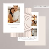 "Sixpence" - Save the Dates in Sand by Hooray Creative - Back of Card Options