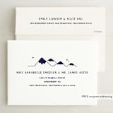 "Retro Plates" - Save the Dates in Navy by Rebecca Bowen - FREE Recipient Addressing