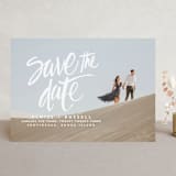 "Lovely Brush" - Save the Dates in Frost by Aspacia Kusulas - Front